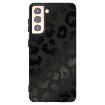 Picasee silikónový čierny obal pre Samsung Galaxy S21 5G G991B - Midnight Leopard