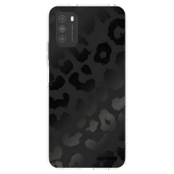 Picasee silikónový prehľadný obal pre Xiaomi Poco M3 - Midnight Leopard