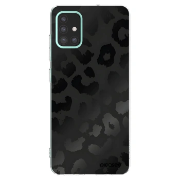 Picasee silikónový prehľadný obal pre Samsung Galaxy M31s - Midnight Leopard
