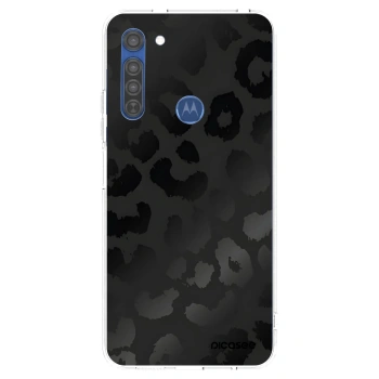 Obal pre Motorola Moto G8 - Midnight Leopard