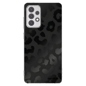 Picasee silikónový prehľadný obal pre Samsung Galaxy A52 5G A525F - Midnight Leopard