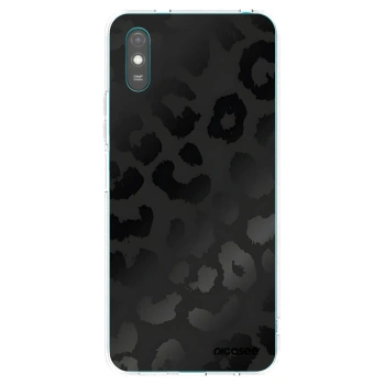 Picasee silikónový prehľadný obal pre Xiaomi Redmi 9AT - Midnight Leopard