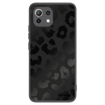 Picasee silikónový čierny obal pre Xiaomi Mi 11 Lite - Midnight Leopard