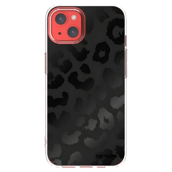 Picasee silikónový prehľadný obal pre Apple iPhone 13 - Midnight Leopard