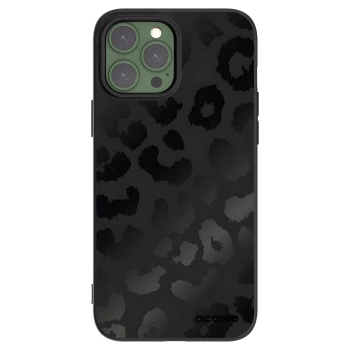 Picasee silikónový čierny obal pre Apple iPhone 13 Pro Max - Midnight Leopard