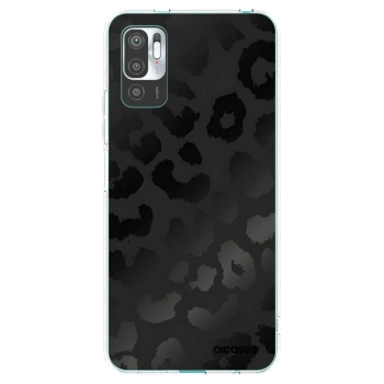 Picasee silikónový prehľadný obal pre Xiaomi Redmi Note 10 5G - Midnight Leopard