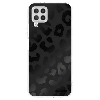 Picasee silikónový prehľadný obal pre Samsung Galaxy A22 A225F 4G - Midnight Leopard