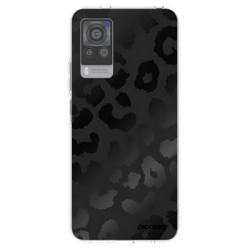 Picasee silikónový prehľadný obal pre Vivo X60 Pro 5G - Midnight Leopard