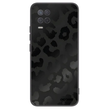 Picasee silikónový čierny obal pre Realme 8 5G - Midnight Leopard