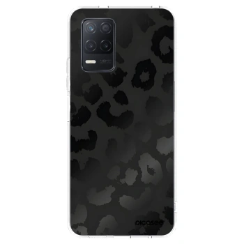 Picasee silikónový prehľadný obal pre Realme 8 5G - Midnight Leopard