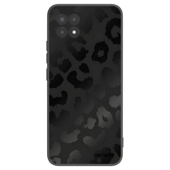 Picasee silikónový čierny obal pre Realme 8i - Midnight Leopard