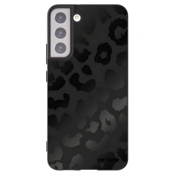 Picasee silikónový čierny obal pre Samsung Galaxy S22+ 5G - Midnight Leopard