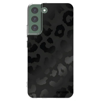 Picasee silikónový prehľadný obal pre Samsung Galaxy S22+ 5G - Midnight Leopard