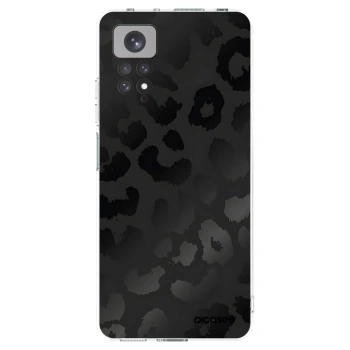 Picasee silikónový prehľadný obal pre Xiaomi Redmi Note 11S 4G - Midnight Leopard