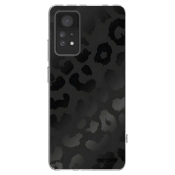 Picasee silikónový prehľadný obal pre Xiaomi Redmi Note 11 Pro 5G - Midnight Leopard