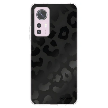 Picasee silikónový prehľadný obal pre Xiaomi 12 - Midnight Leopard