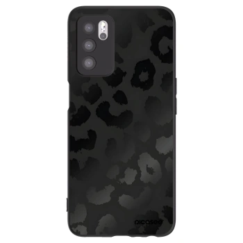 Picasee silikónový čierny obal pre OPPO A16s - Midnight Leopard
