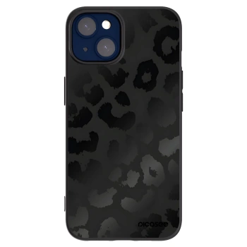 Picasee silikónový čierny obal pre Apple iPhone 14 - Midnight Leopard