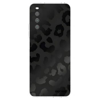 Picasee silikónový prehľadný obal pre Sony Xperia 10 IV 5G - Midnight Leopard