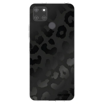 Picasee silikónový prehľadný obal pre Realme C21Y - Midnight Leopard