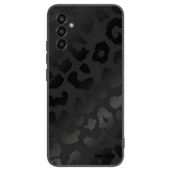 Picasee silikónový čierny obal pre Samsung Galaxy M13 M135F - Midnight Leopard