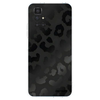 Picasee silikónový prehľadný obal pre Xiaomi Redmi 10 (2022) - Midnight Leopard