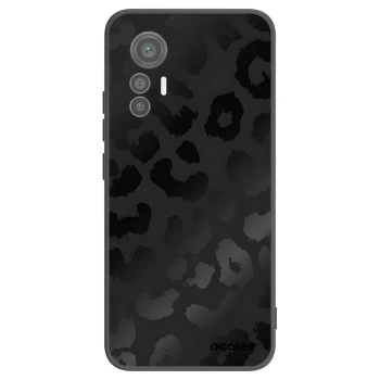 Picasee silikónový čierny obal pre Xiaomi 12 Lite - Midnight Leopard
