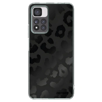 Picasee silikónový prehľadný obal pre Xiaomi Redmi Note 11 Pro+ 5G - Midnight Leopard
