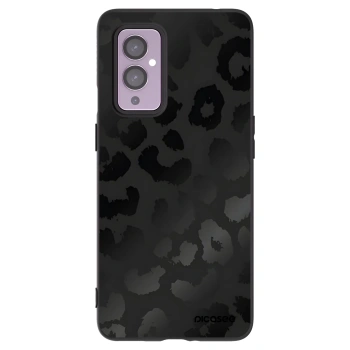 Picasee silikónový čierny obal pre OnePlus 9 - Midnight Leopard