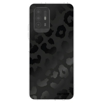 Picasee silikónový prehľadný obal pre OPPO A94 5G - Midnight Leopard