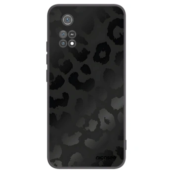 Picasee silikónový čierny obal pre Xiaomi Poco M4 Pro - Midnight Leopard
