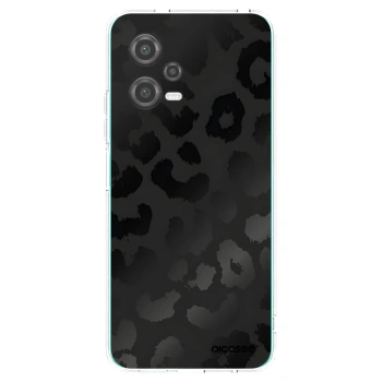 Picasee silikónový prehľadný obal pre Xiaomi Poco X5 - Midnight Leopard