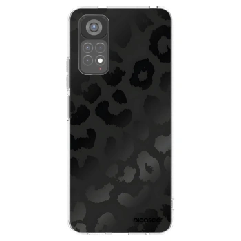 Picasee silikónový prehľadný obal pre Xiaomi Redmi Note 11S 5G - Midnight Leopard