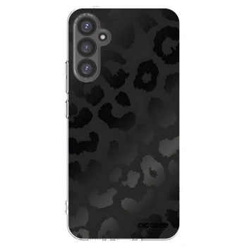 Picasee silikónový prehľadný obal pre Samsung Galaxy A34 5G A346B - Midnight Leopard