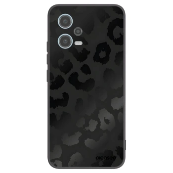 Picasee silikónový čierny obal pre Xiaomi Redmi Note 12 5G - Midnight Leopard