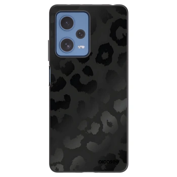 Picasee silikónový čierny obal pre Xiaomi Redmi Note 12 Pro 5G - Midnight Leopard
