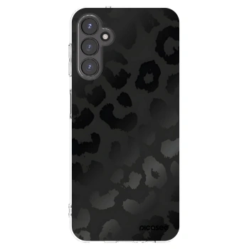 Picasee silikónový prehľadný obal pre Samsung Galaxy A14 4G A145R - Midnight Leopard