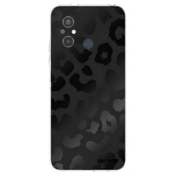 Picasee silikónový prehľadný obal pre Xiaomi Redmi 12C - Midnight Leopard