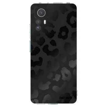Picasee silikónový prehľadný obal pre Xiaomi Redmi Note 12S - Midnight Leopard