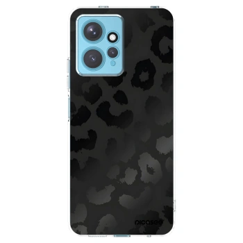 Picasee silikónový prehľadný obal pre Xiaomi Redmi Note 12 4G - Midnight Leopard