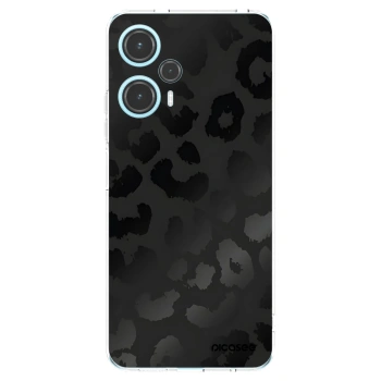 Picasee silikónový prehľadný obal pre Xiaomi Poco F5 - Midnight Leopard