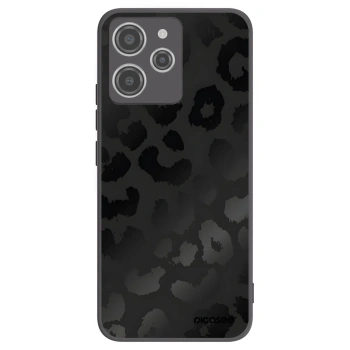 Picasee silikónový čierny obal pre Xiaomi Redmi 12 4G - Midnight Leopard
