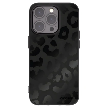 Picasee silikónový čierny obal pre Apple iPhone 15 Pro - Midnight Leopard