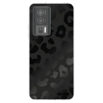 Picasee silikónový prehľadný obal pre Xiaomi Poco F5 Pro 5G - Midnight Leopard
