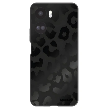 Picasee silikónový čierny obal pre Honor 90 Lite 5G - Midnight Leopard