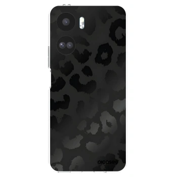 Picasee silikónový prehľadný obal pre Honor 90 Lite 5G - Midnight Leopard