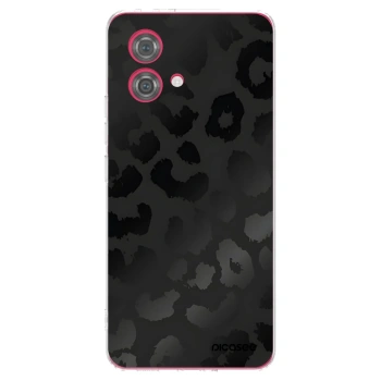 Picasee silikónový prehľadný obal pre Motorola Moto G84 5G - Midnight Leopard