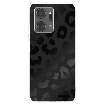 Picasee silikónový prehľadný obal pre Honor X7a - Midnight Leopard