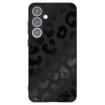 Picasee silikónový čierny obal pre Samsung Galaxy S24+ S926B 5G - Midnight Leopard