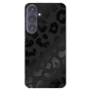 Picasee silikónový prehľadný obal pre Samsung Galaxy S24+ S926B 5G - Midnight Leopard